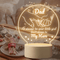 Dads Custom Night Light Ideal Gift for Special Occasions